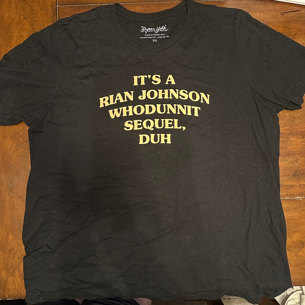 SuperYaki Knives Out: Glass Onion 2XL shirt